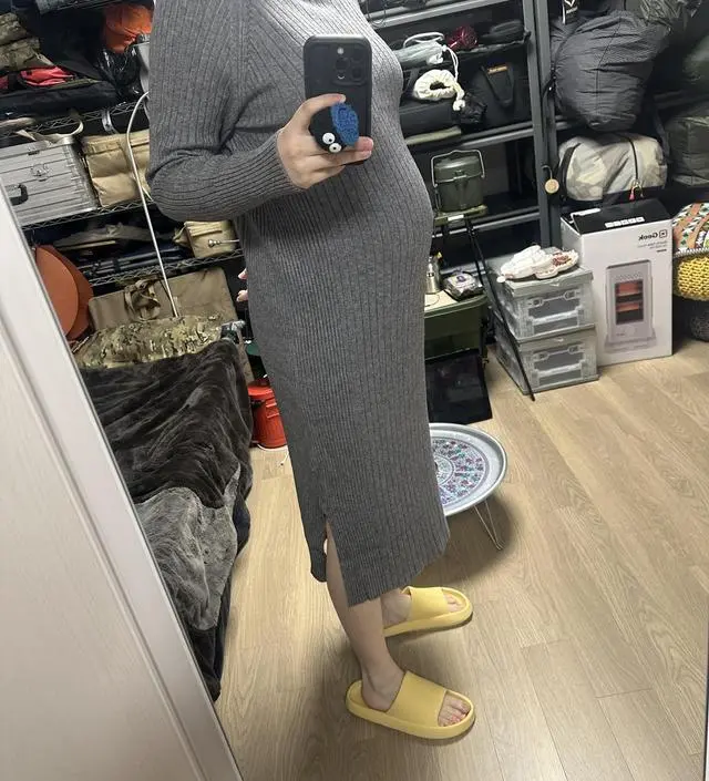 따뜻하네요~ 약간 반목이어서  목도 따뜻해요 
