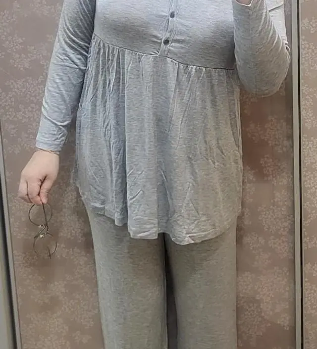 저는 통통한 산모라 이 잠옷 입고 자유를 얻었습니다. 완전 신세계!
