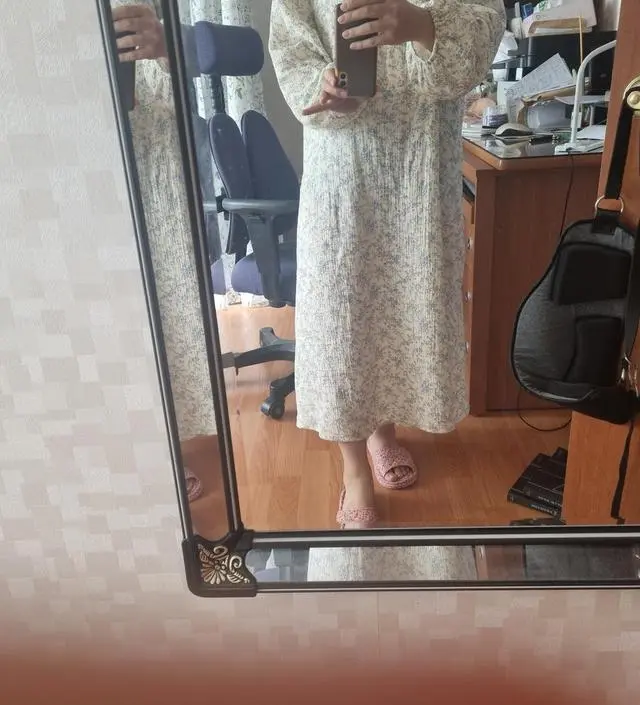 평소에 기장이 긴 원피스를 찾고 있었는데 딱 좋아요
