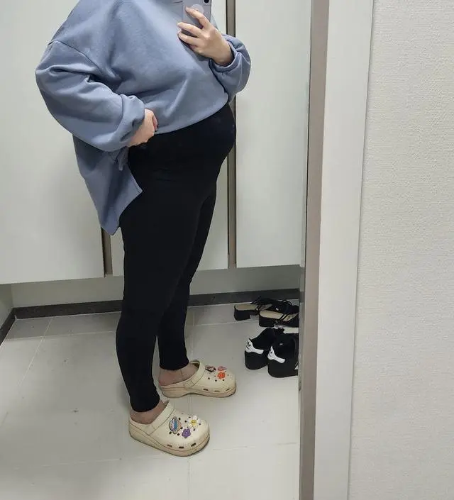 너무 편하고 너무 따뜻하고 너무 좋아요! 임신 중후반에 들어서며 배가 많이 나왔는데 