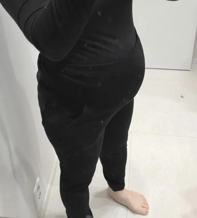 배까지 따뜻하게 밍크 원단이 덧대어 있어서
