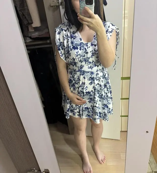 161에 64키로 엑스라지가 잘맞아요 16갤이라 입덧 끈나고 수영가요 신나요 수영복 맘에