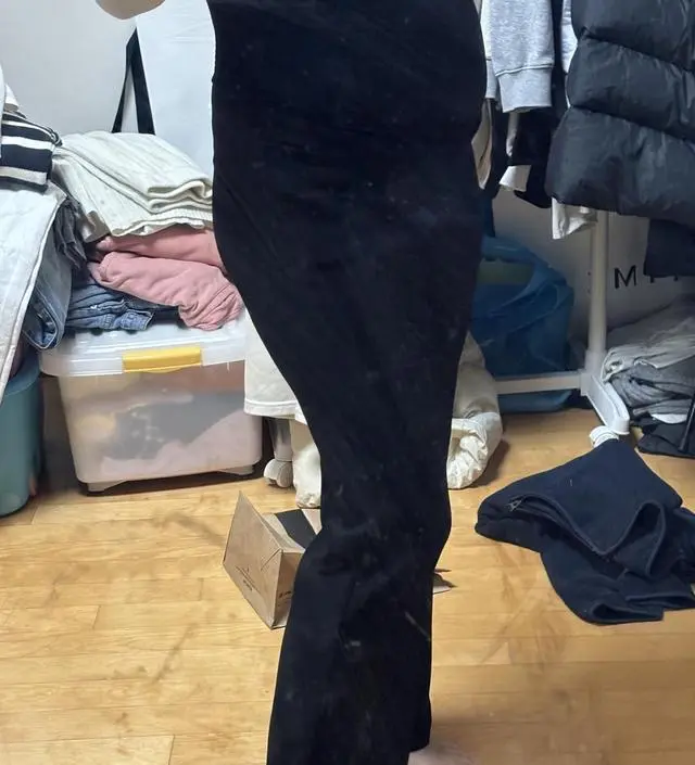 158에 60키로인데 바지 길이 너무좋아요!!!
