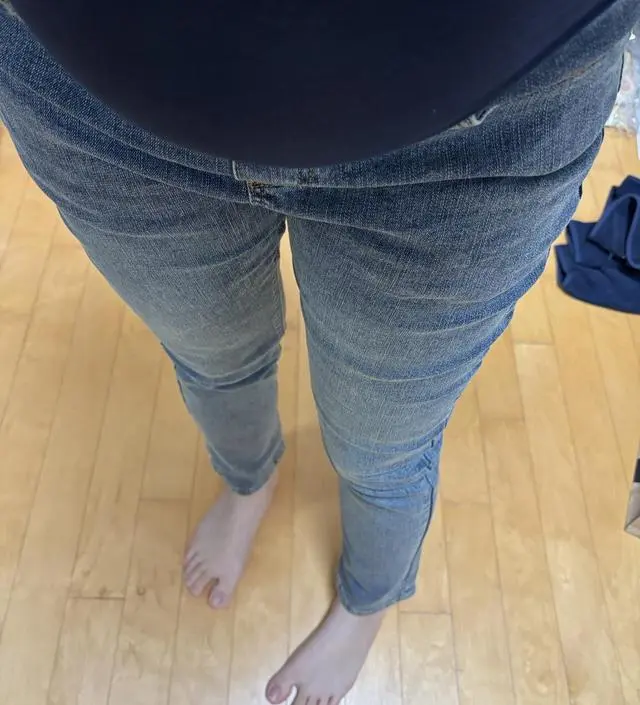 158에 60인데 이런바지는 딱맞게 입고싶어서
