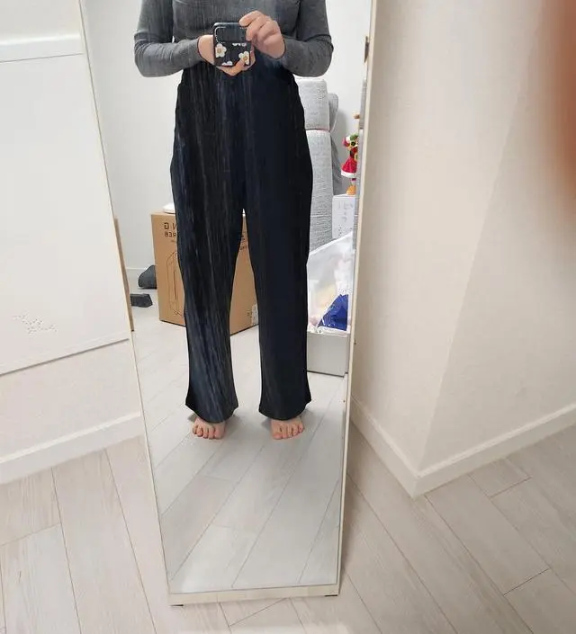 길이도 적당하고 기모는 없어서
