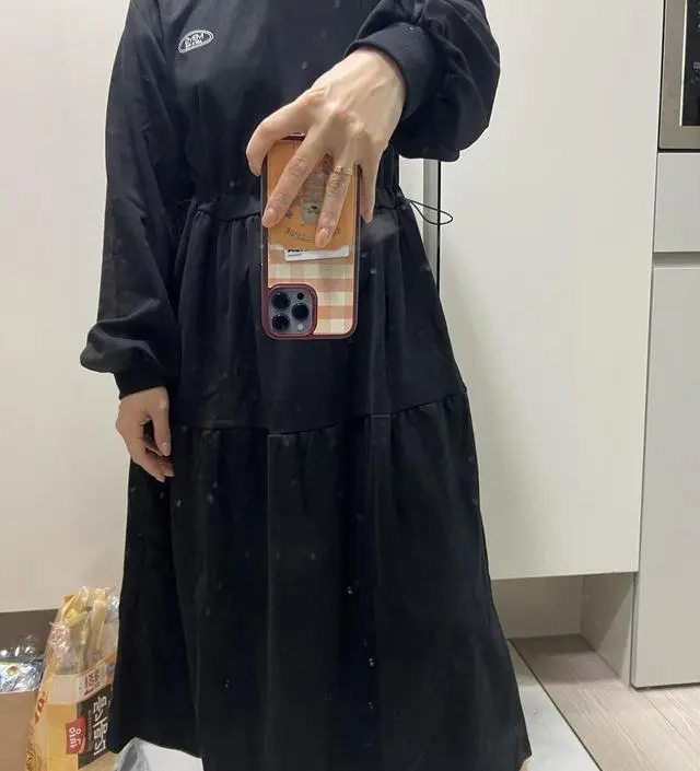 허리 조임스타일을 원래 좋아하는데 임부복이 있어서 바로 구매했어요. 배에 따라서 조