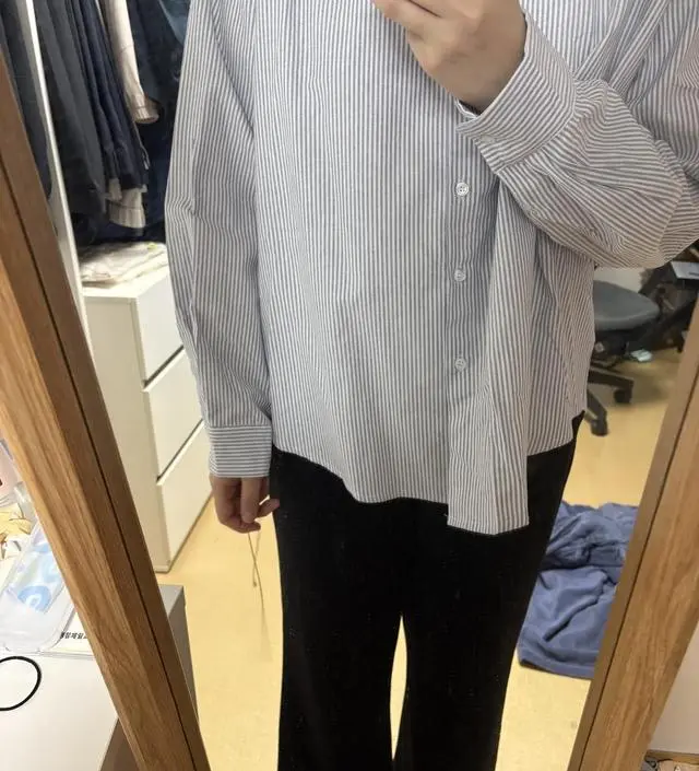 봄이 다가오니까 셔츠가 입고 싶어지더라구요 근데 아주 질 좋구 임신16주차인데 만삭때