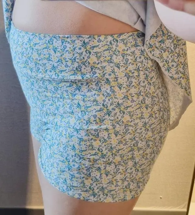 18주차 165/77이고, 상의66하의77 사이즈 정도 되는거 같아요. 3XL사이즈 편하게 잘 맞