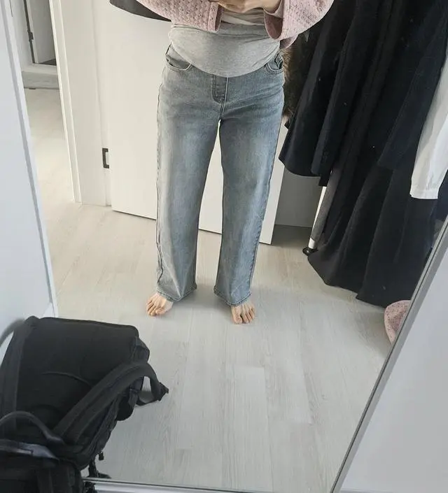청바지를 좋아하는데 배가 점점 나와서 못입겠더라구요
