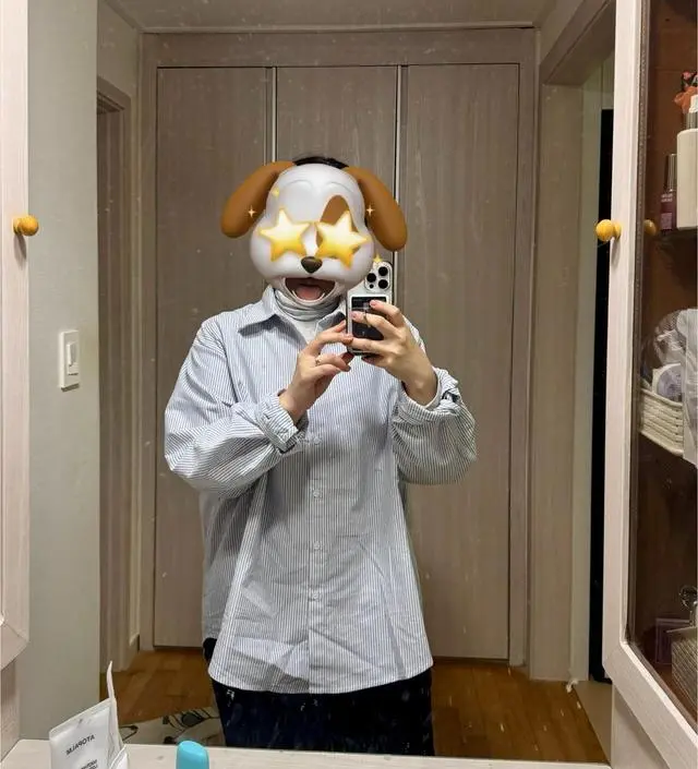 색깔 은은하고 광택없어요 길이도 엉덩이 덮어서 좋네요 미리 하나 더 사둘려구요