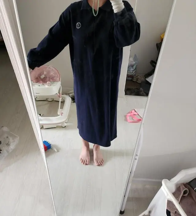 제가입는거보고 친척이 똑같은거 사고싶데서 두번째 구매하였습니다 출산한지는 좀 되었