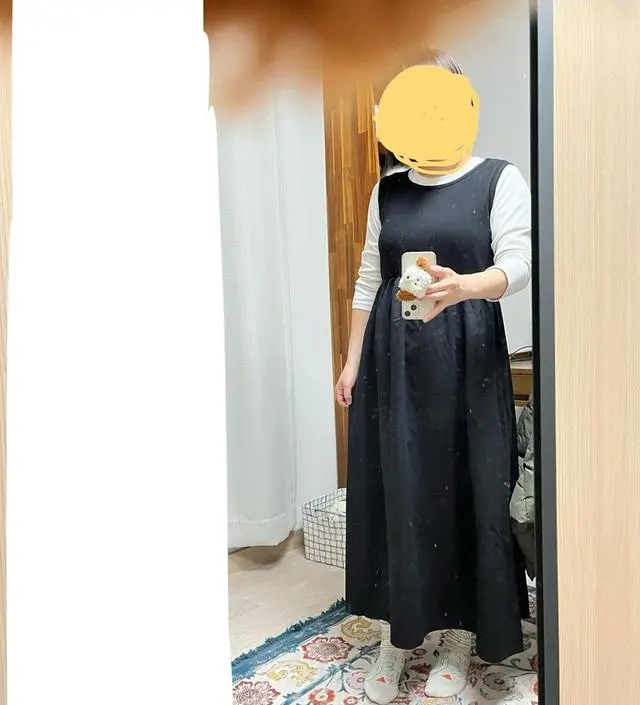 레깅스랑 같이입을 스커트 구매하려다 평이 많아서 사봤어요 치마길이가 제겐 조금 길긴