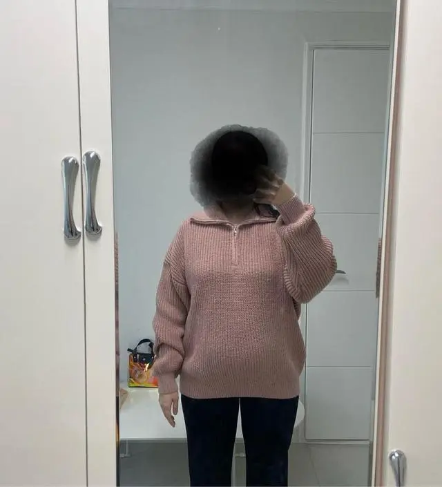 니트가 되게 가벼운데도 후끈후끈해서 봄에 나들이할 때 입고 나가기 좋을 것 같아요~~