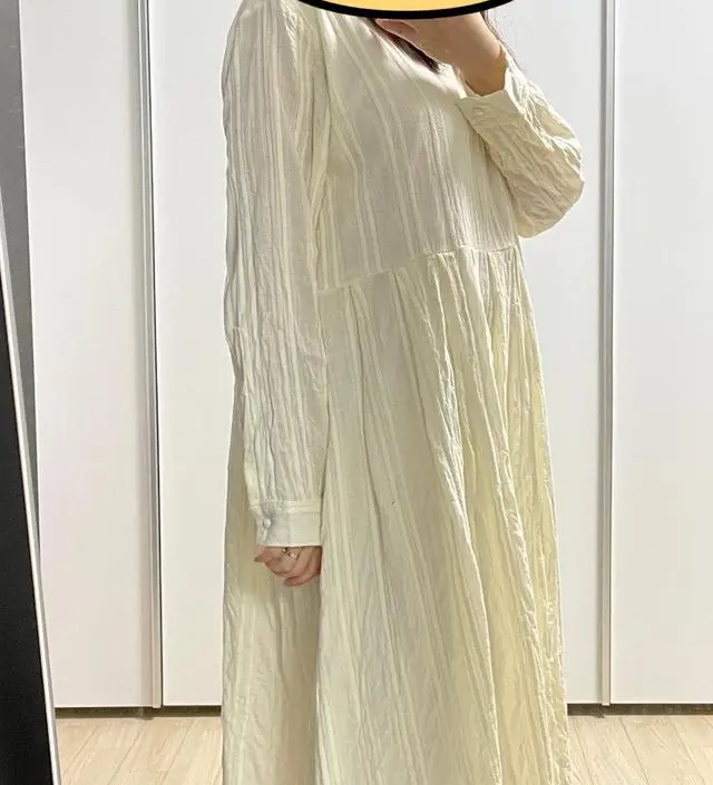 배도 가려주고 면소재도 부드러워요 키가 151 정도라 길긴 한데 그래도 밟히비 않아서 