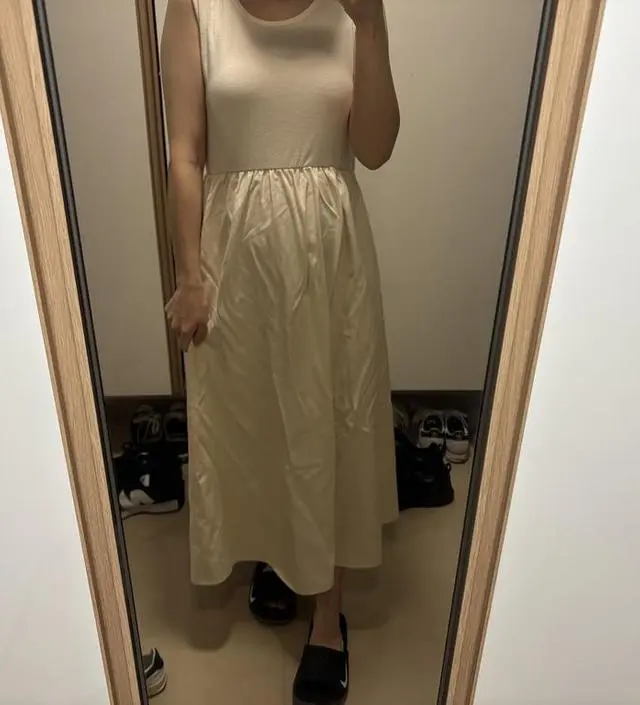 여름출산이라 봄,여름에 입을 용도로 아이보리 선택했어요 입었는데 주머니까지 있어 편