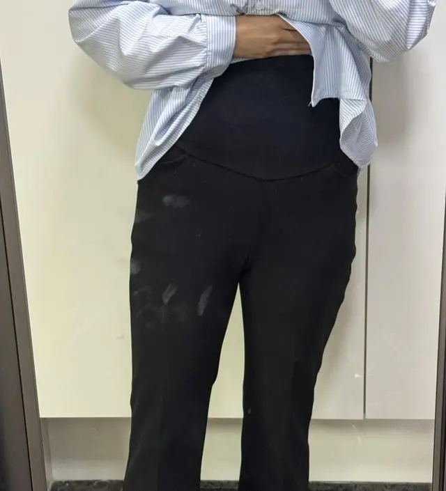 키가 174여서 길이가 짧을까봐 걱정했는데 다행히 잘 맞아요!!:) 지금 12주 1일인데 청