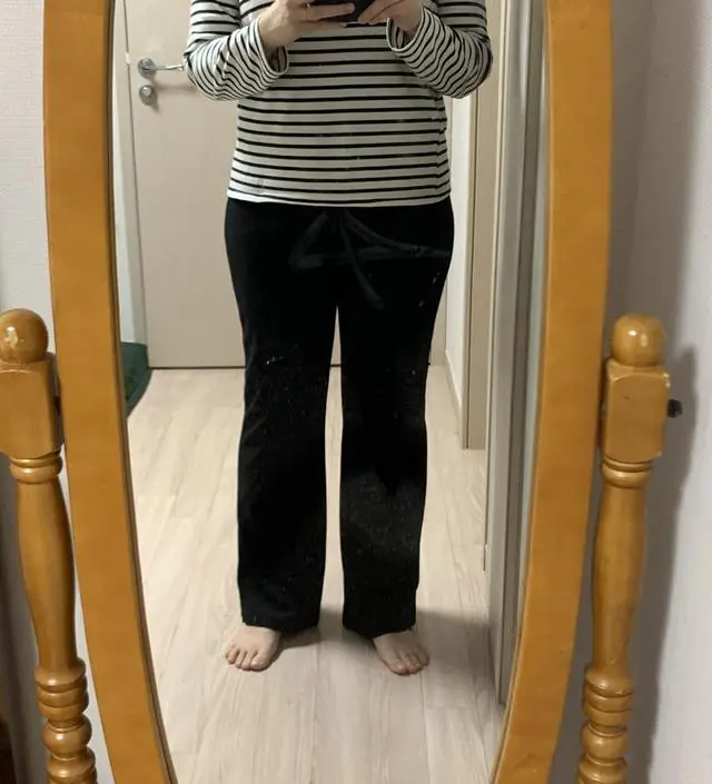 더블치즈롱다리부츠컷 라이트버젼 재질과 크게 다르지 않습니다
