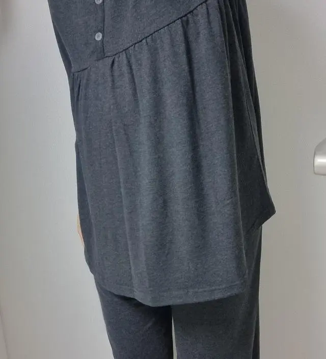 고민했는데 그럴필요가없었어요 ㅠㅠㅠ 진짜너무너무편하고 보드랍고 좋네요.. 애착잠옷