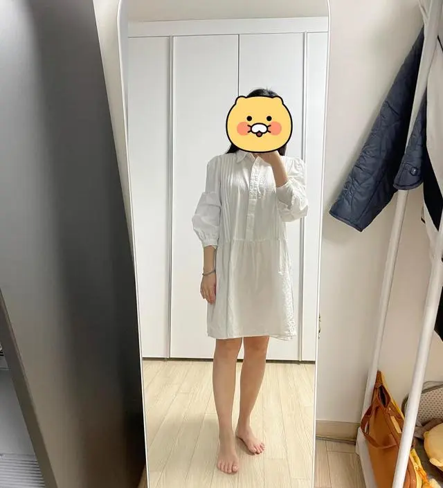 상큼한 길이에 얼른 입고 싶은데 다시 겨울 같은 날씨네요 ㅠㅠ 얼른 입고 싶아요!