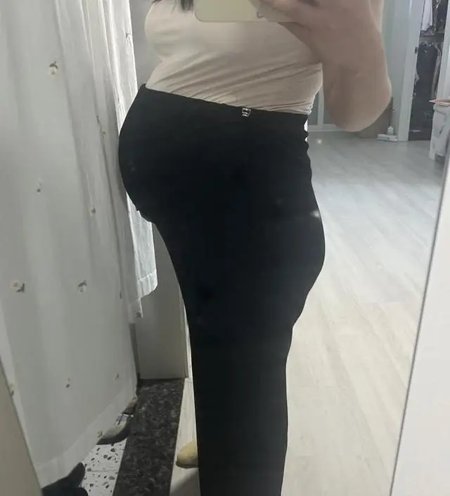 지금 36주 만삭인데 봄에 입을 바지가 없어서 시켰어요!
