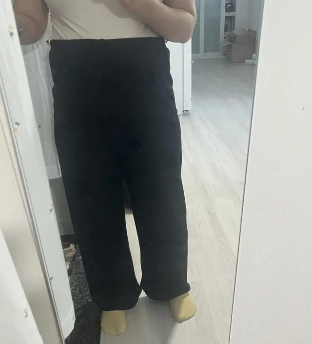 지금 36주 만삭인데 봄에 입을 바지가 없어서 시켰어요!
