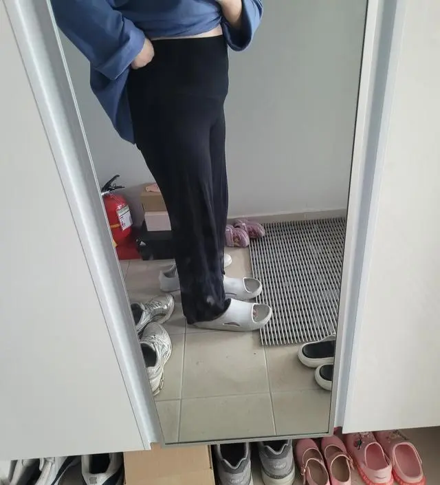 이뻐요 하비라 바지 고민많이하고 샀는데 잘맞아서 출산하고도 살것같아요!!!