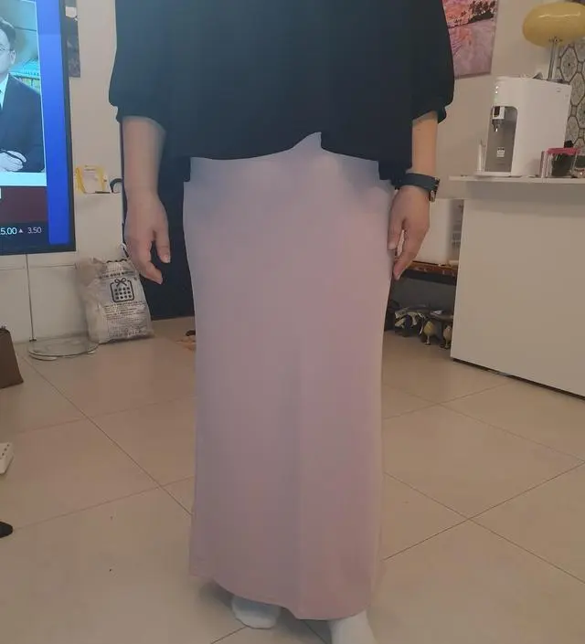 검은색 치마 구매후
