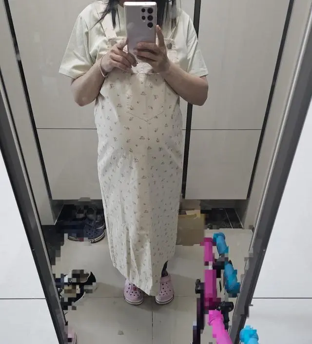 32주 접어들었는데 배부분 사이즈가 너무 딱맞아요~
