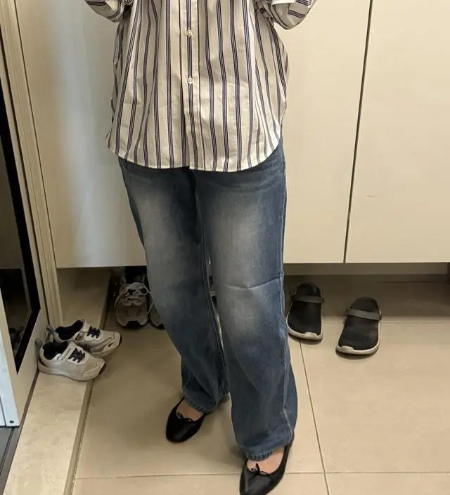 임산부바지는 항상 저렴한 티가나서 첫째때도 최소한으로 구매했는데, 요건 핏이나 기장