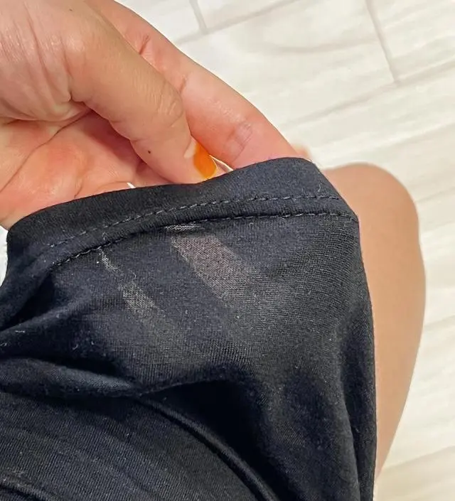 30주차 임산부입니다. 잠옷 바지를 계속 전전했는데 속바지로 샀던 이 바지가 허리가 너