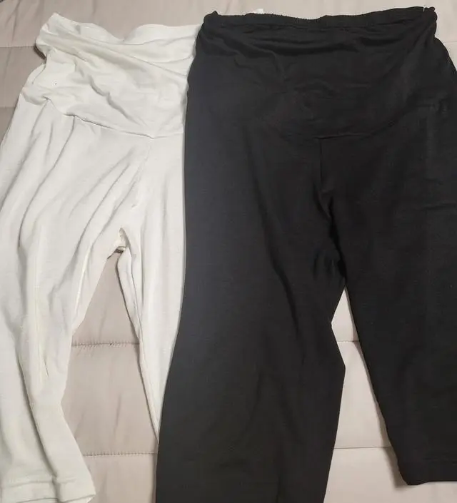 화이트 색상이 좀 크게 나온거 같아요. 입으면 헐렁헐렁 거려요;; 레깅스라기보단 속바