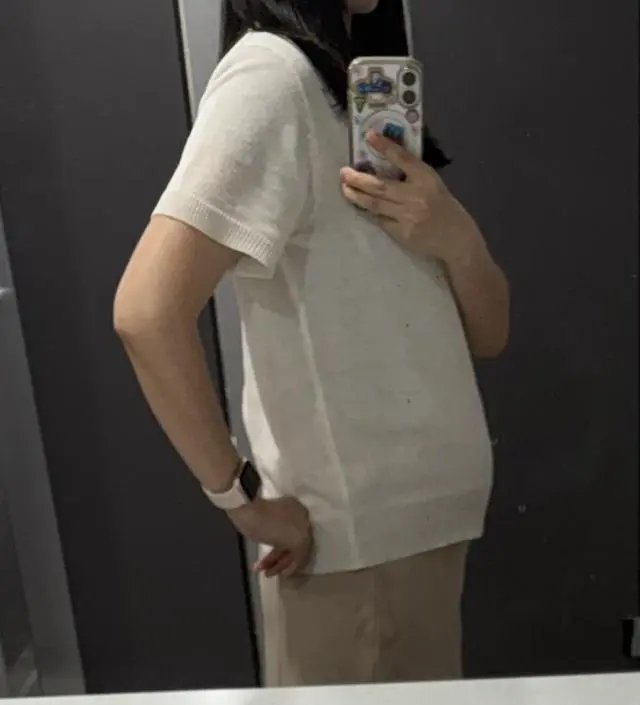 까슬한 시원한 느낌의 소재예요
