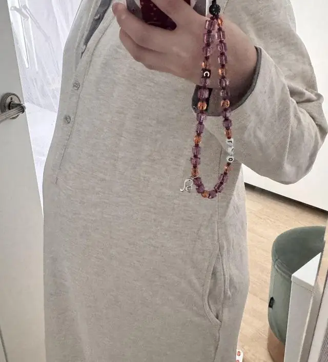 저는 10월 출산예정이라 미리 수유복 따뜻한걸로 구매해봤어요!바로 입어봤눈데 따뜻하