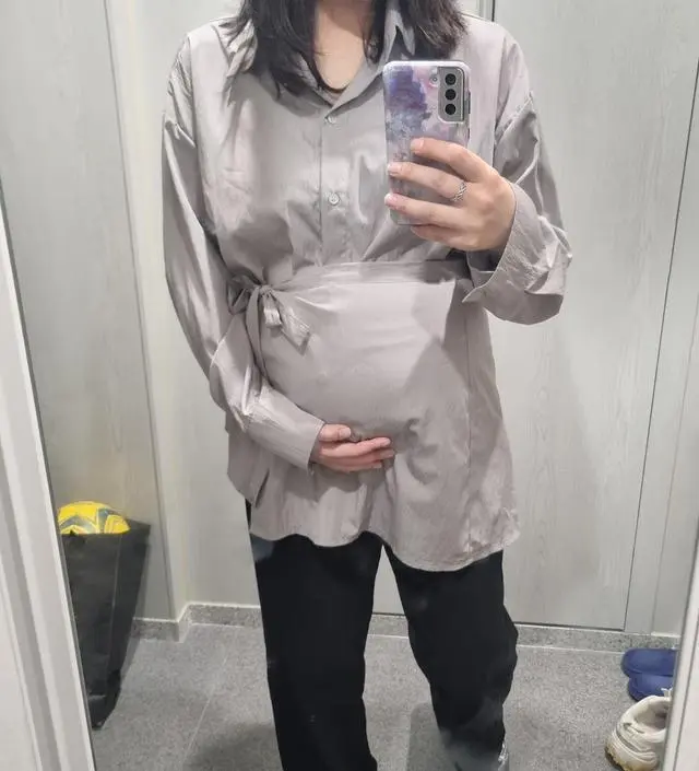 165/68kg 22주 배가 많이나온편이에요
