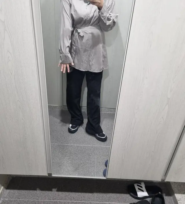 165/68kg 22주 배가 많이나온편이에요
