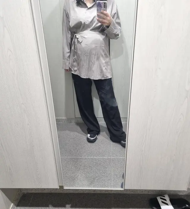 165/68kg 22주 배가 많이나온편이에요
