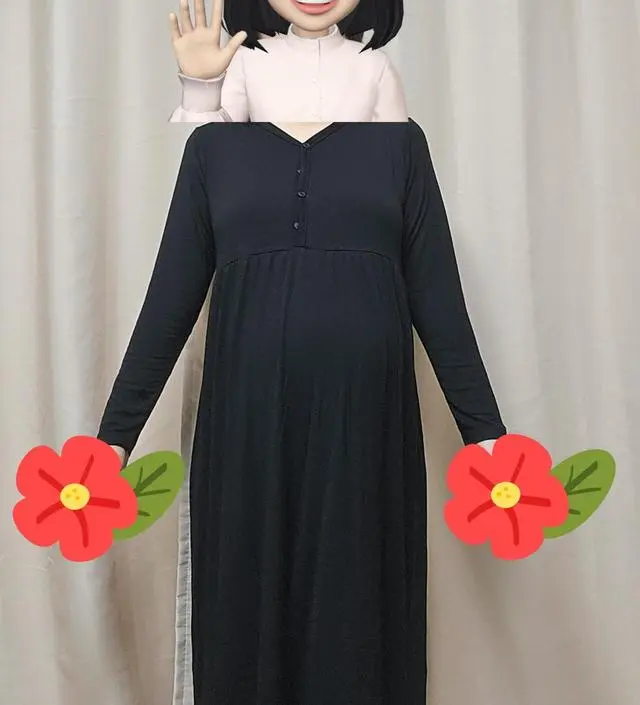 이거랑 똑같은 거 반팔 수유원피스가 있어서 이 제품 보고 긴팔로 나왔구나해서 샀습니