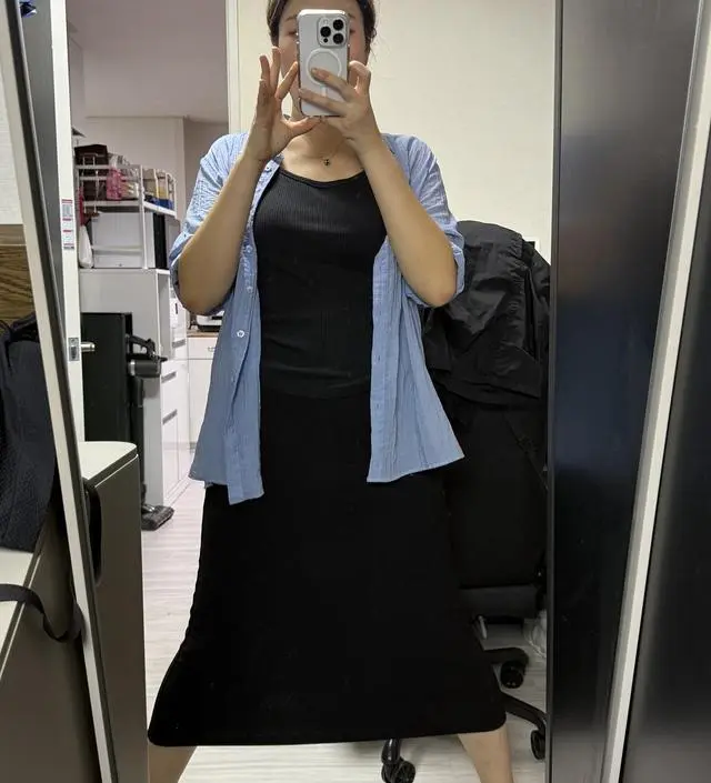 와 재질 구김 안가고요 톡톡하고 신축성 넘 조아요
