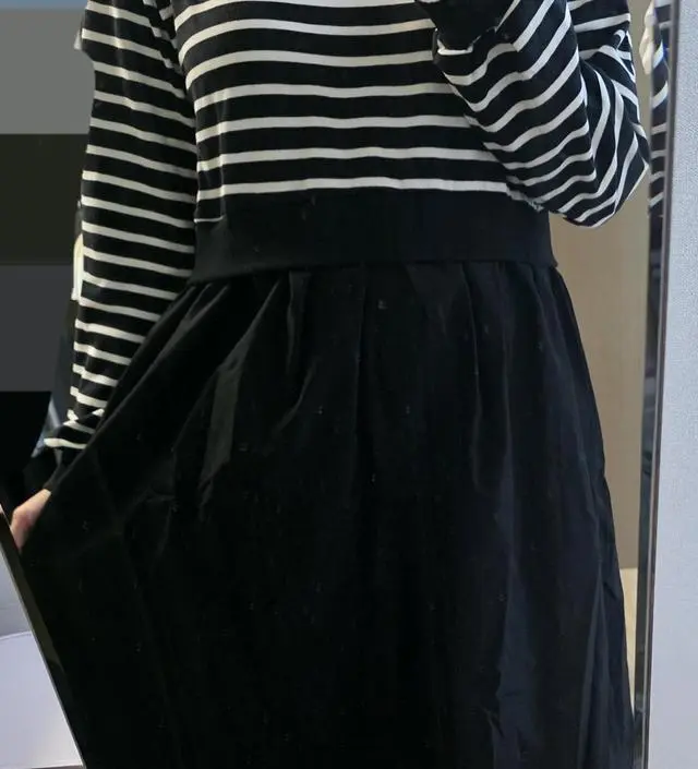 스판끼 좋아요ㅎㅎ 붙어있어서 입고벗기도 편해요 길이도 딱맞아요 길지도 짧지도않은 