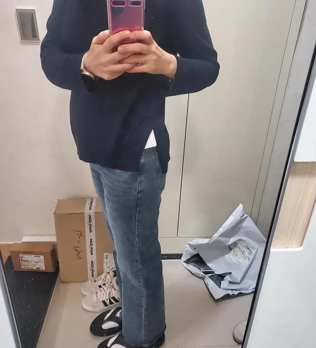 키가커서(172cm) 짧을까봐 걱정했는데 다행히 길이 딱 맞고 좋네요 키큰 임산부분들 걱