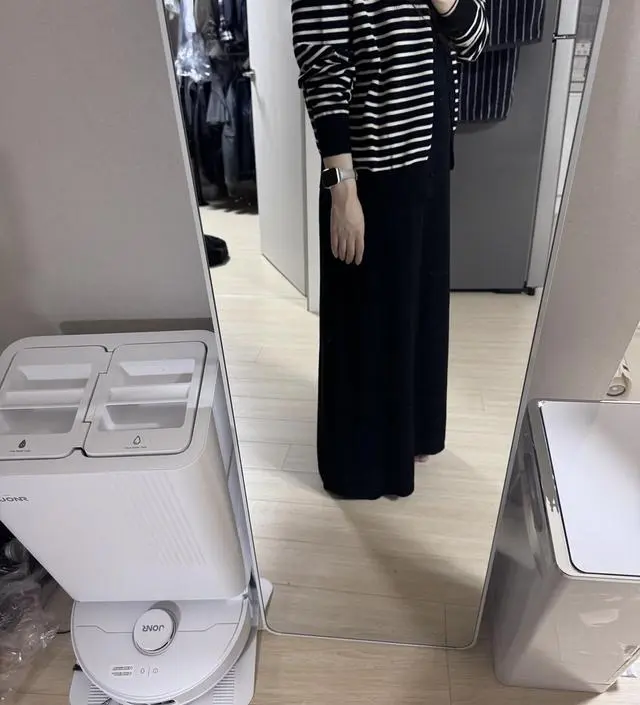 여러분! 160cm이하이시면 절대절대 못입겠어요ㅋㅋㅋㅠㅠ 총장 121cm로 되어있는데 제가