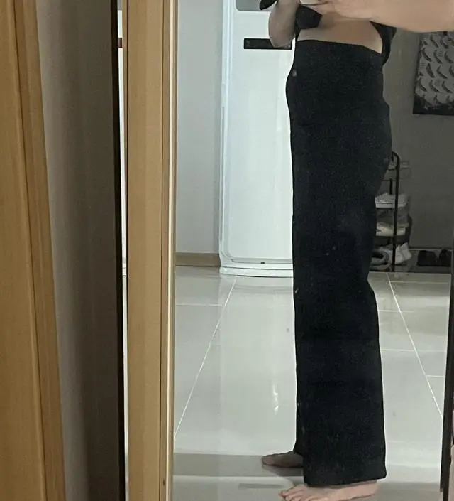 완전 편햐요. 출산한 친구가 소임 바지
