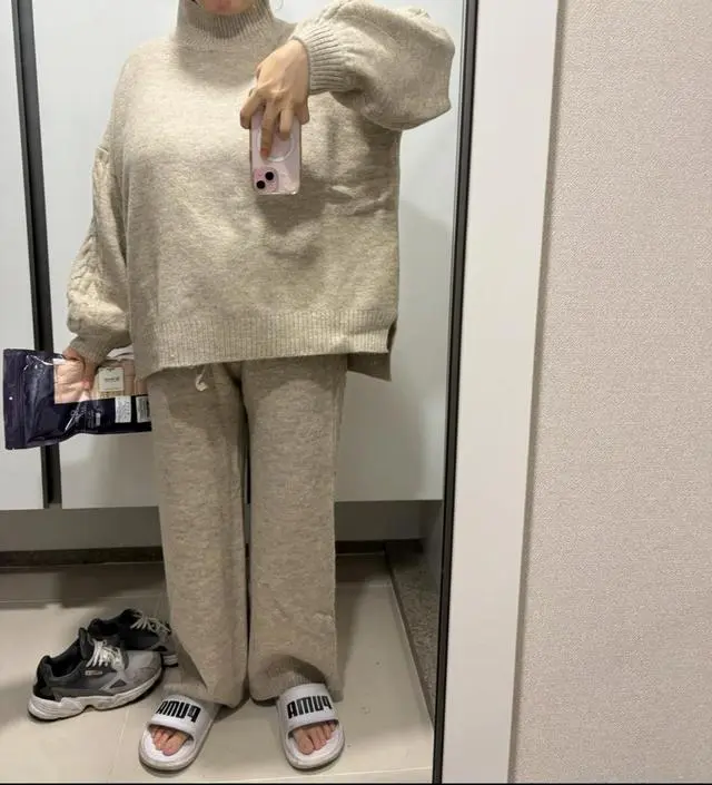 입자마자 따뜻해요! 
