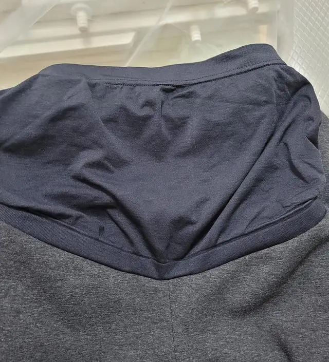 31주 160/60 키작맘ver XL 사이즈 잘 맞아요 처음에 기본할지 키작맘할지 고민했는데 역