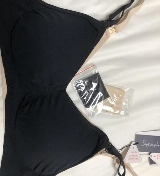 임신전 80사이즈였는데 밴드부분이 짱짱한게 좋네요. 연장후크도 같이 와서 흉통이 좀 