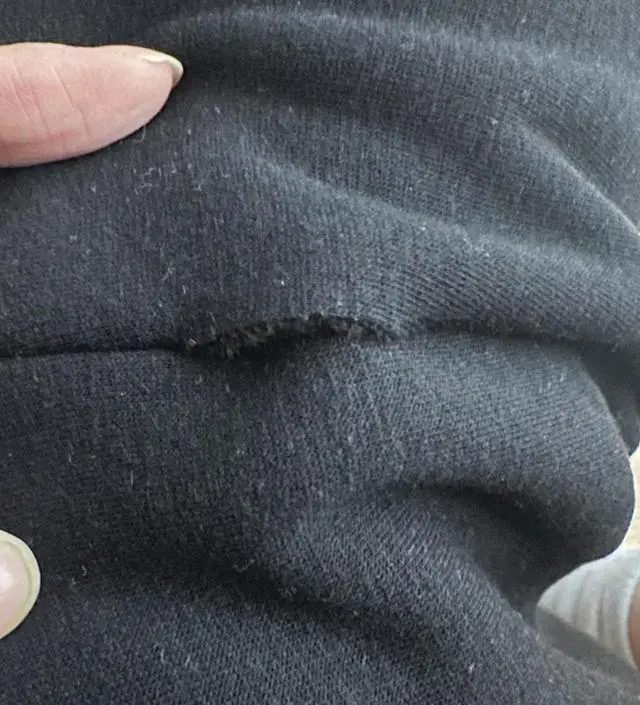 받자마자 세탁 전에 상태보니…
