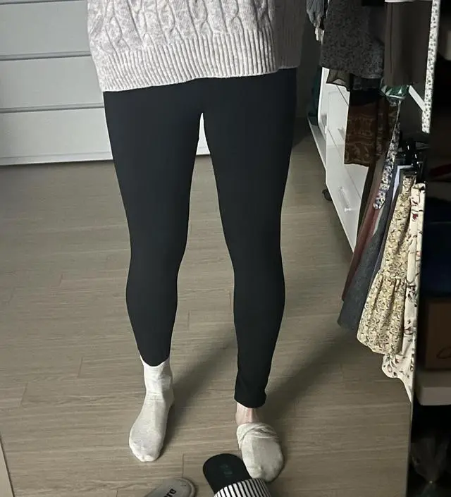 167, 58 / 레깅스 길다는 말이 있어서 짧은거 하나 긴거 하나 했는데, 167 키에 키작맘