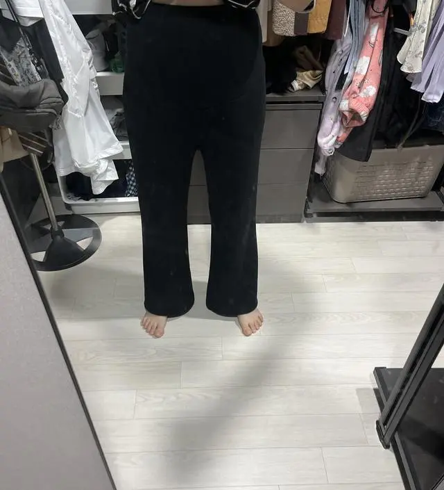 출산때까지 최애 바지가 될거 같아요.
