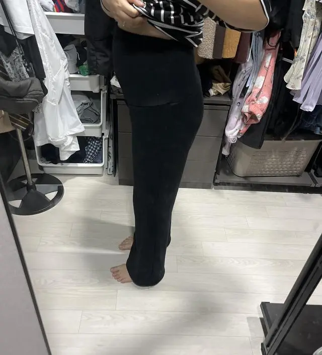 출산때까지 최애 바지가 될거 같아요.
