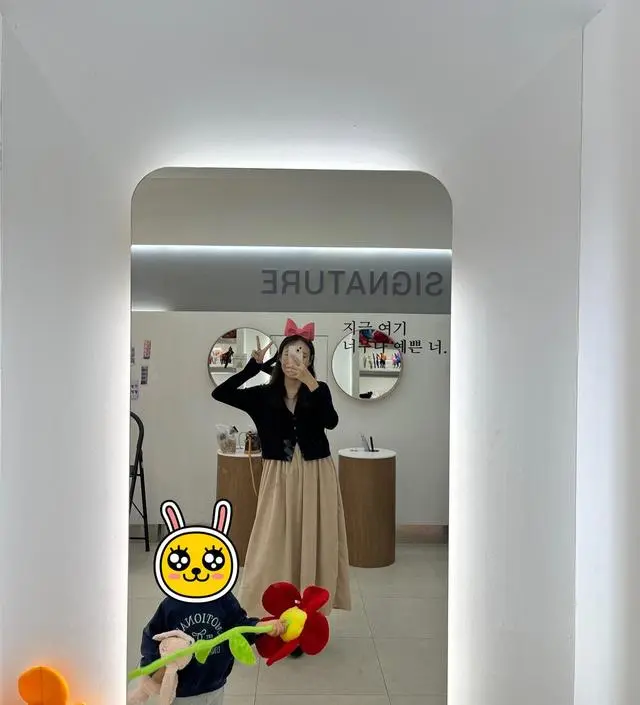 169/55 넉넉하게 편하고 거의 발목까지 길어서 아주 편안합니당
